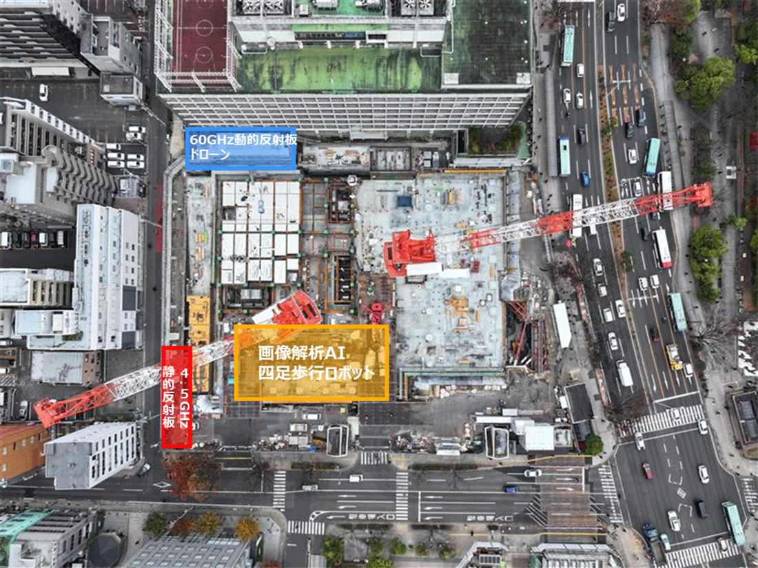 仙台市役所本庁舎整備第1期建築工事現場