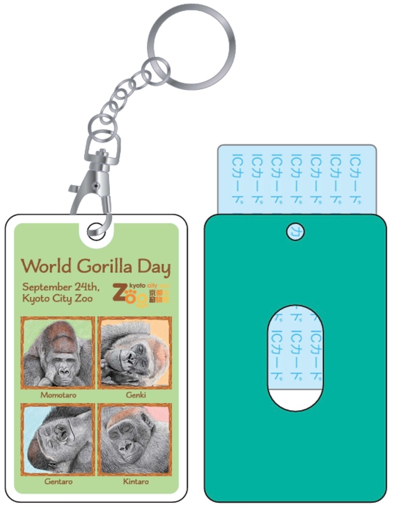 サイズ:本体62×100mm、チェーン付き