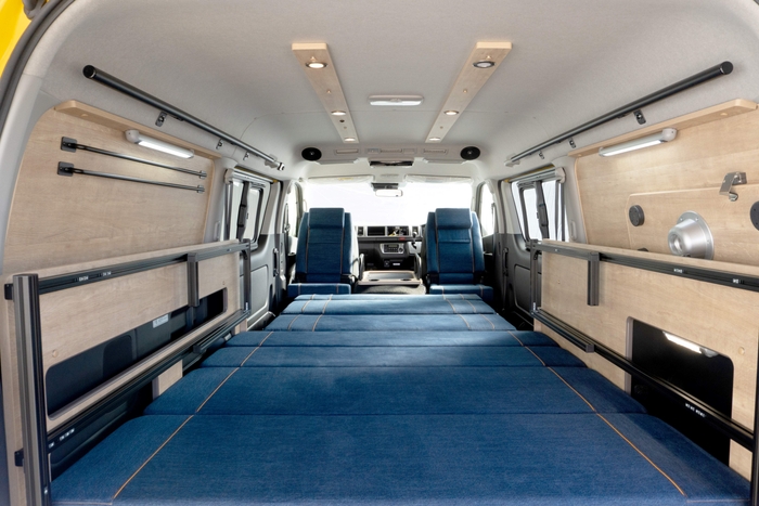 オーバーランダーW カイハラデニムベッド展開