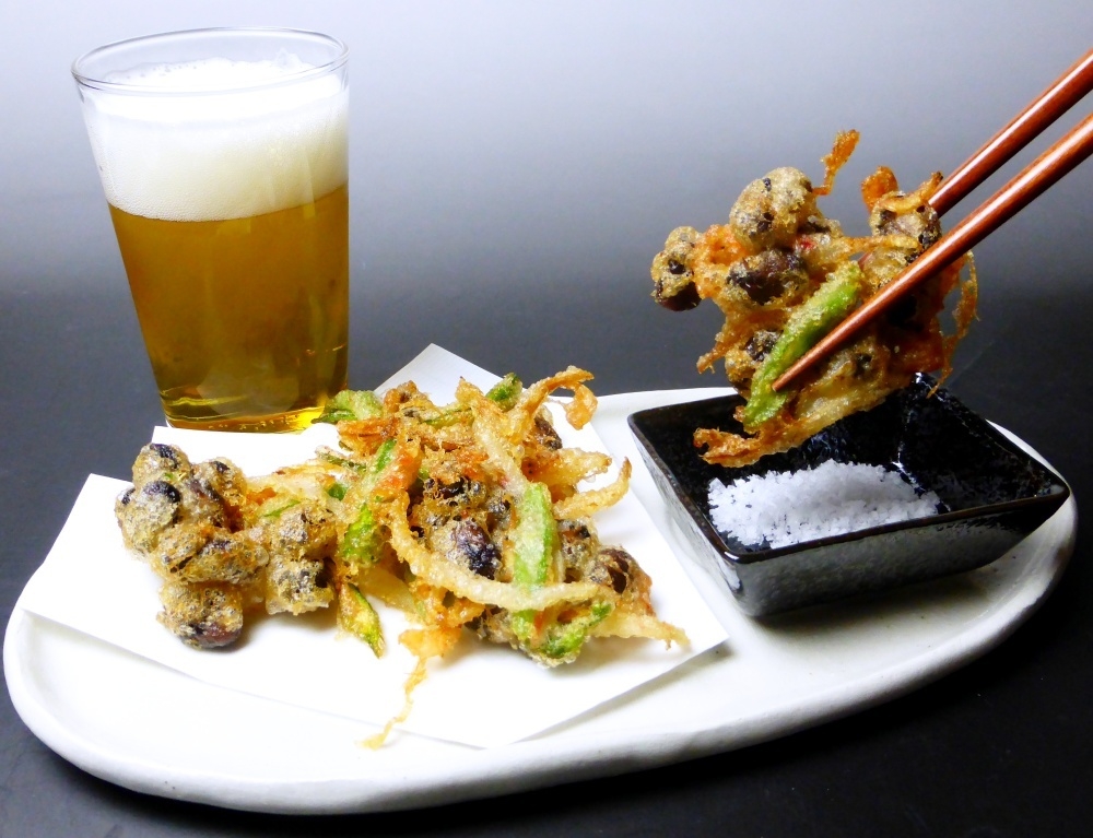 調理例:納豆かきあげ