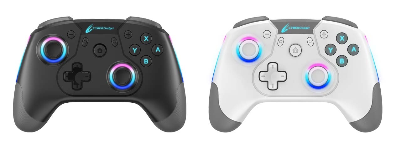 『CYBER・ゲーミングコントローラー HG 無線タイプ(SWITCH用)』《ブラック》《ホワイト》
