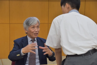 【名城大学】佐川眞人特任教授が附属高校の高大連携講座で講演