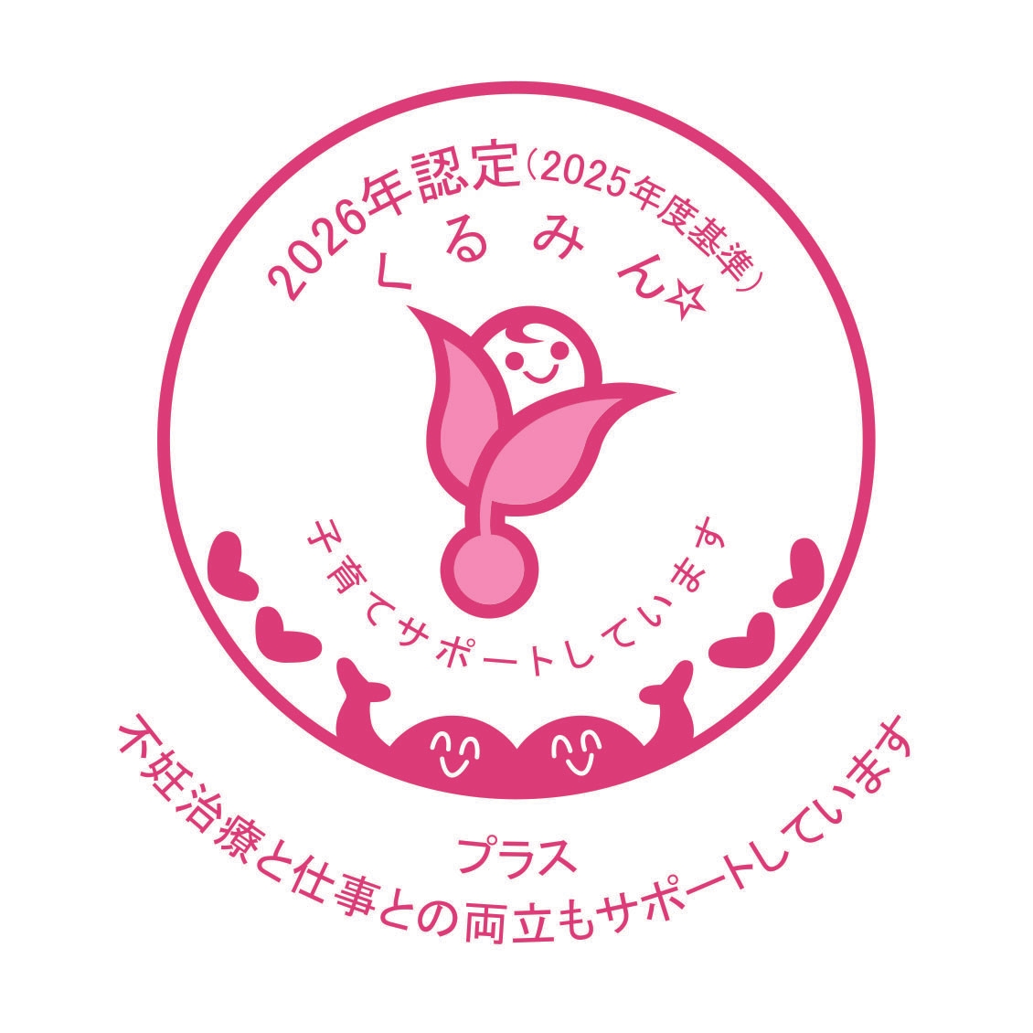 ジェイ エイ シー リクルートメント、「くるみんプラス」認定を取得