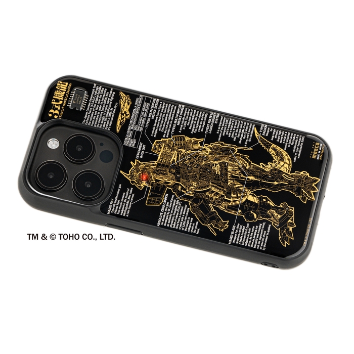 FLASH 3式機龍 基板アート iPhone 15 Proケース　ななめ