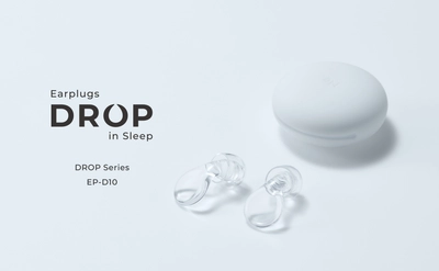 水のような透明感とやさしい装着感　 睡眠用イヤープラグ(耳栓)「DROP in Sleep」を 6月27日に発売！