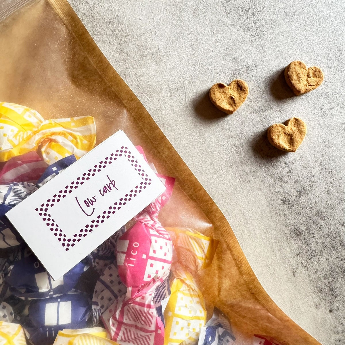 おから&きなこを使用。かわいくてヘルシーな糖質オフおやつ。