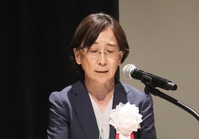 連携事例報告で挨拶する南研究・社会連携機構長