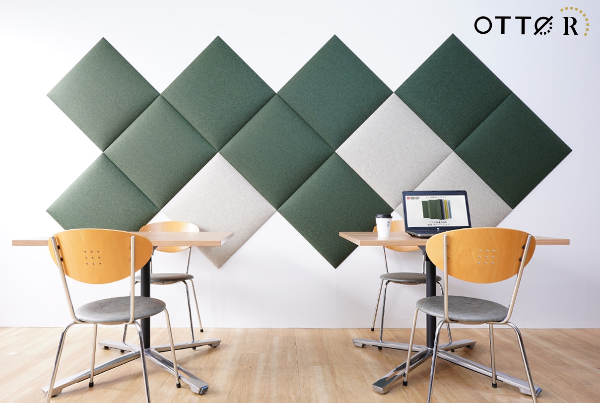 OTTO R 600x600 12枚セット オリーブグリーン×ベージュ