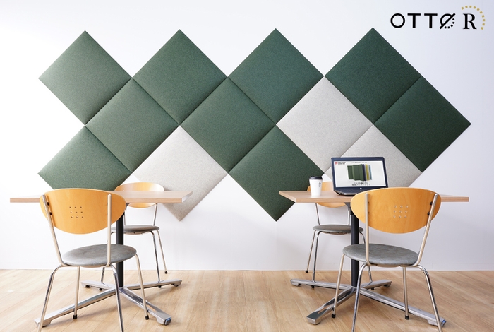 OTTO R 600x600 12枚セット オリーブグリーン×ベージュ