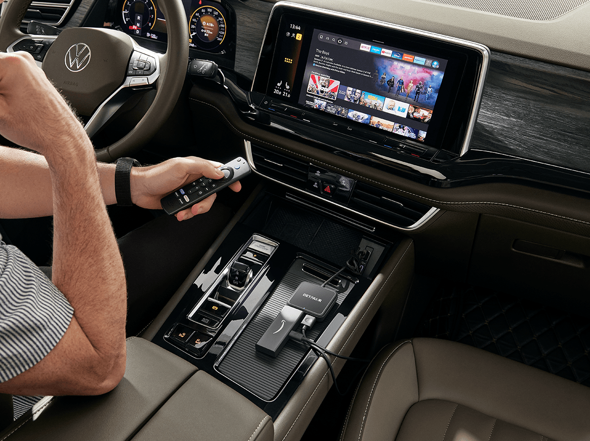 クルマでも、家のようにテレビが観られる！YouTubeもNetflixも楽しめる、Fire TV Stick対応HDMI搭載×ワイヤレスCarPlay／Android Auto対応「GetPairr TV（Car TV Mate Pro Max）」 新年限定セール｜今なら約1万円で購入可能