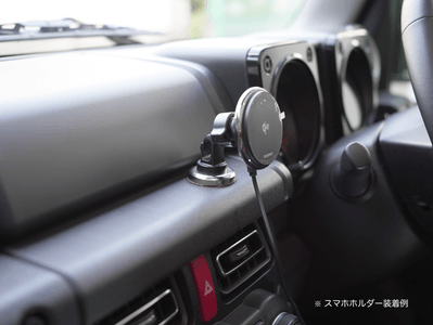 「マグネットボールマウント（17mm）」装着例