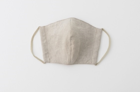 リネン抗菌マスク 全2色 1,760円(税込) (ネストローブ)
