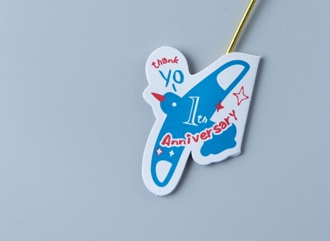 1周年を記念した特別仕様　公式キャラクターのカモメ「よっぴー」