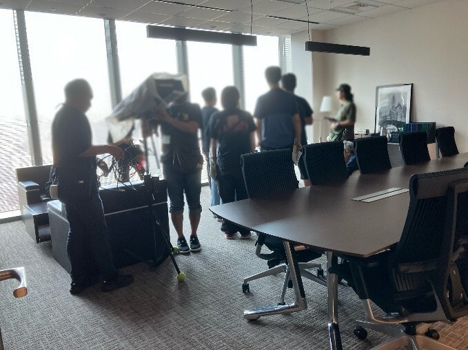 終幕のロンド　撮影の様子(1)