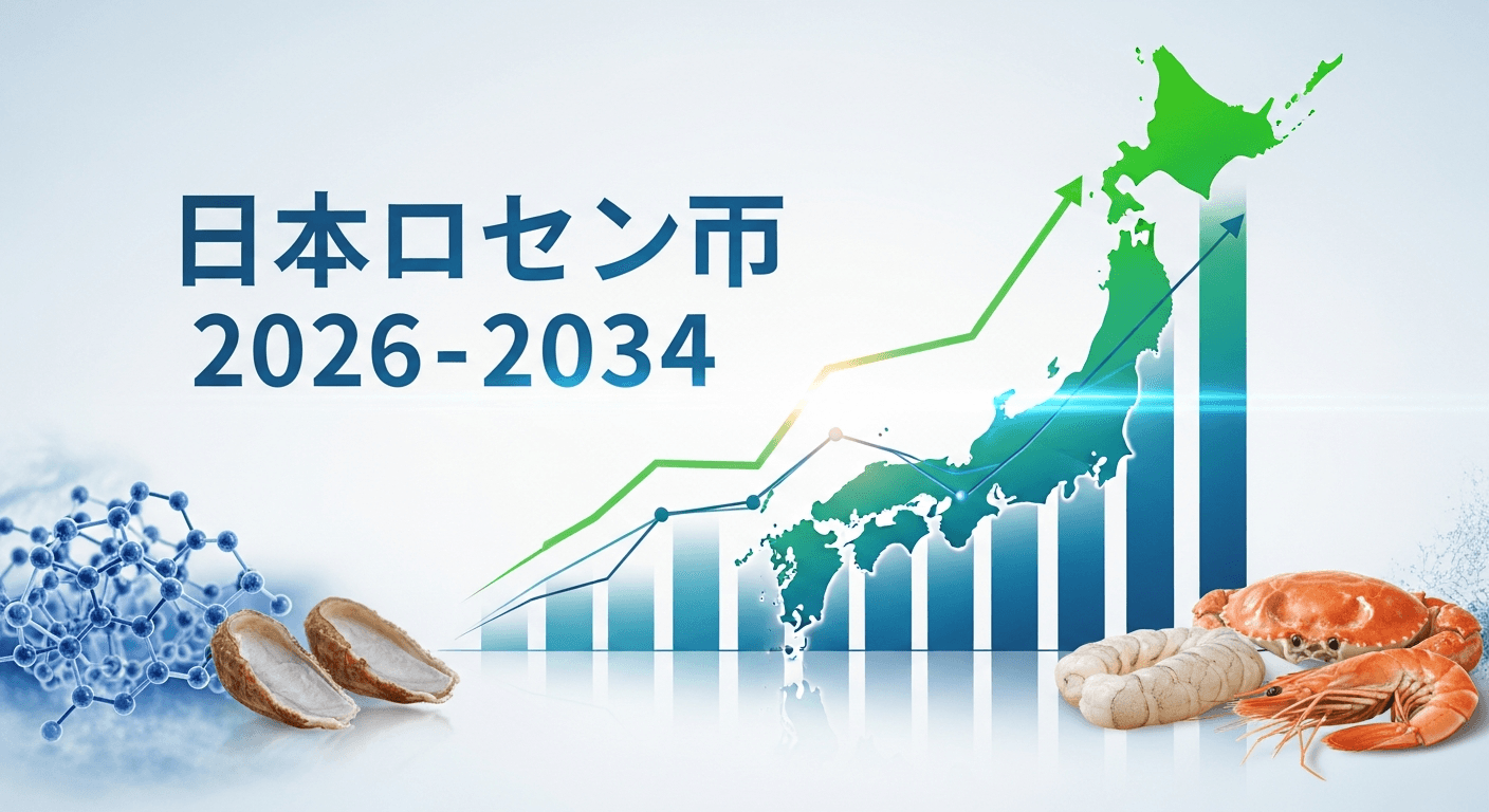 日本のキトサン市場見通し：医療分野での利用拡大が加速、2034年までに2億6290万米ドル規模へ | 年平均成長率10.30％
