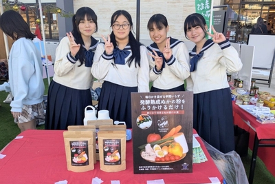 マルシェでテスト販売を行い、好評でした