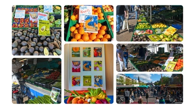 オランダで「和」と果物や野菜が出会う。 浮世絵に着想を得た日本人デザイナーのポスターが現地で公開