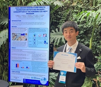 受賞者:当社 ミルクサイエンス研究所 新屋 輝長