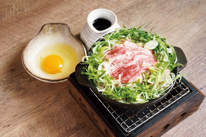 黒毛和牛の東京葱すき焼き