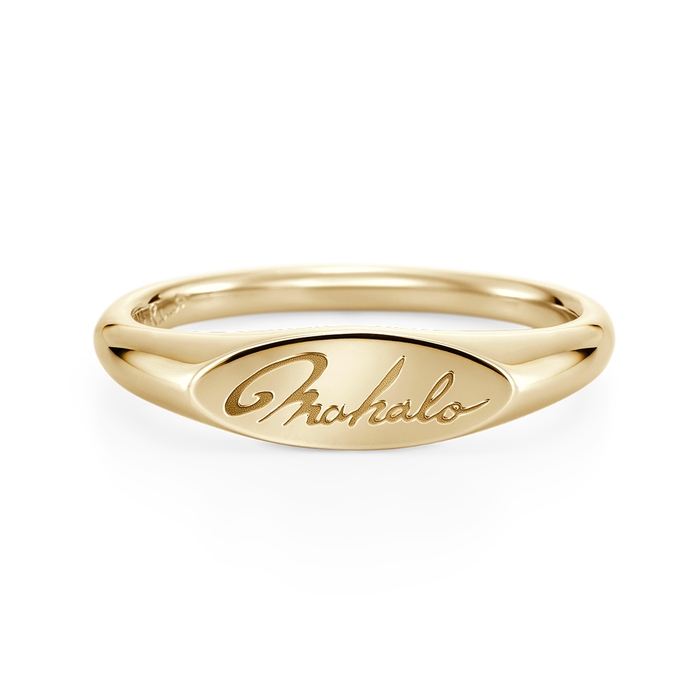 大切な言葉やメッセージを。手書き文字の刻印 にも対応。(商品価格+税込16,500円)