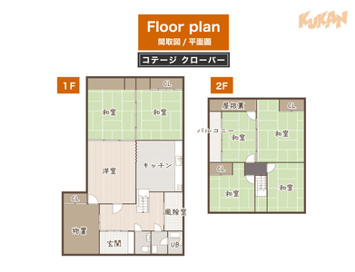 ②コテージ クローバーエリア
