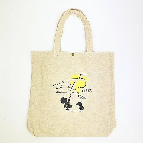 スヌーピー75周年のイラストがかっこよくておしゃれなトートバッグとミニトート！どんなコーデにも合うナチュラル素材が嬉しい