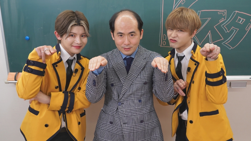 左から瞭(NIK)、斎藤司、龍太(NIK)