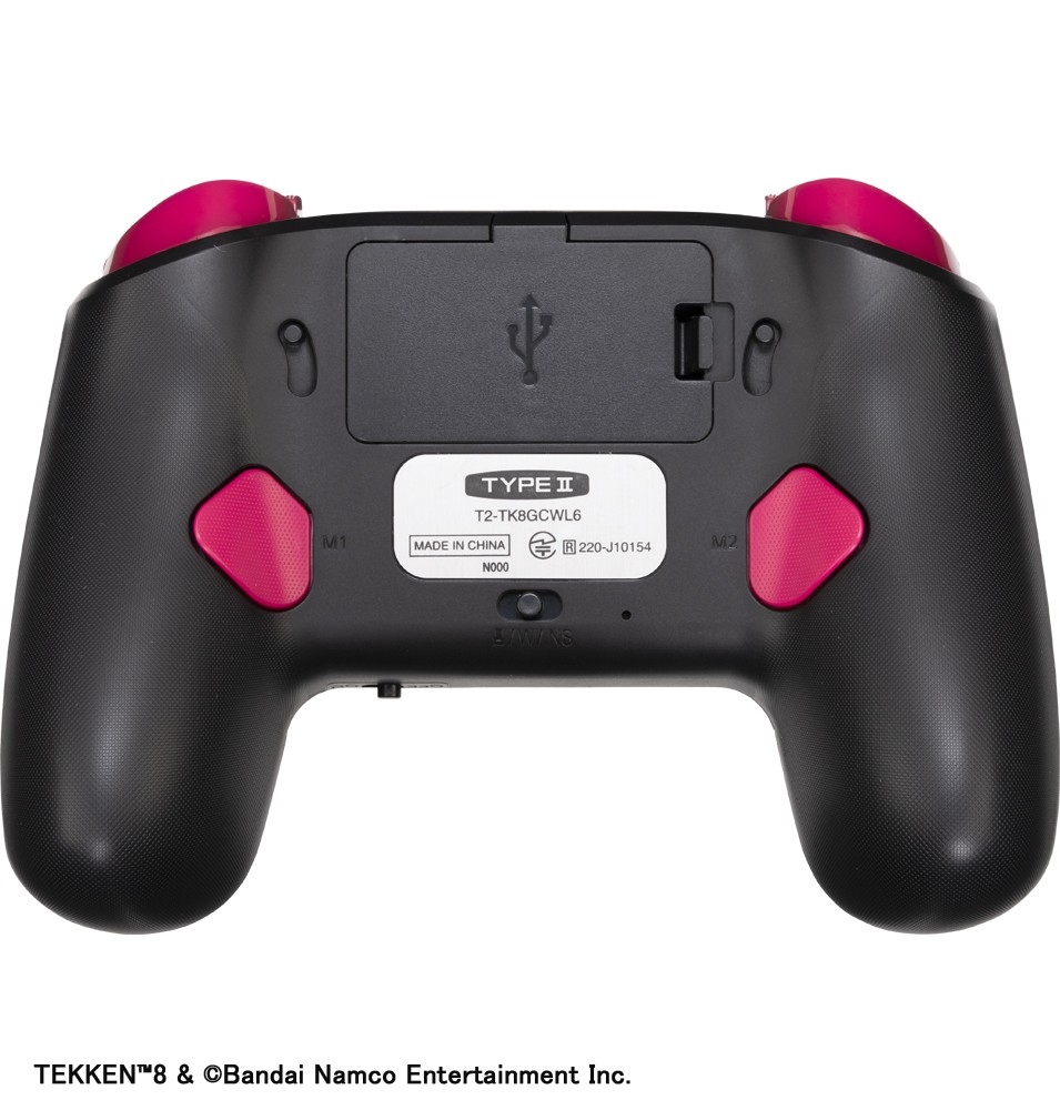 背面に2つの拡張ボタンとトリガー深度切り替えスイッチを搭載