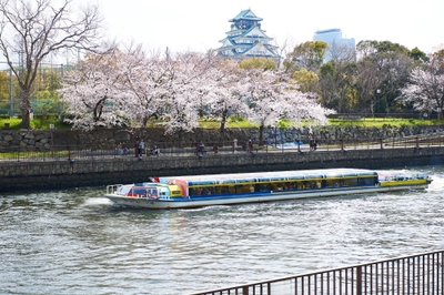 アクアライナー 大阪城お花見クルーズ