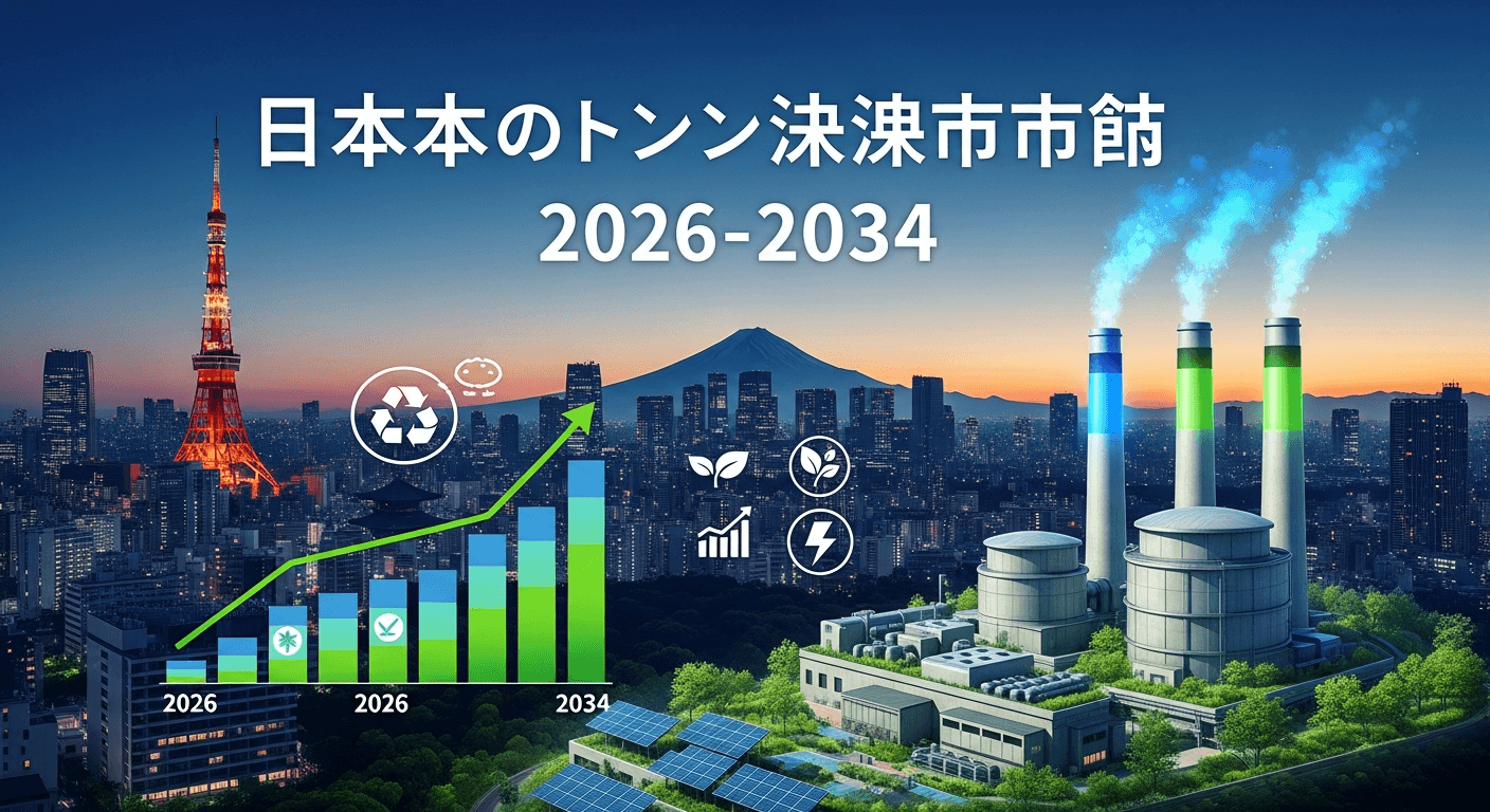 日本の廃棄物発電ソリューション市場は大幅な成長が見込まれ、2034年までに USD 9,398.11 million に達する見込み|CAGR 8.36%