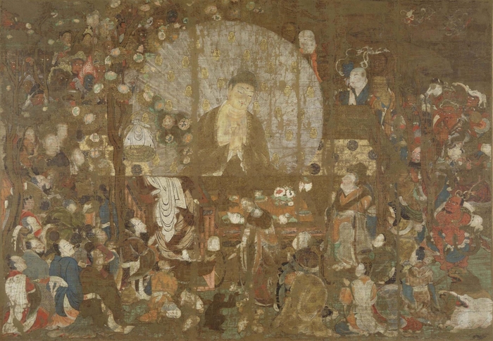 国宝「釈迦金棺出現図」