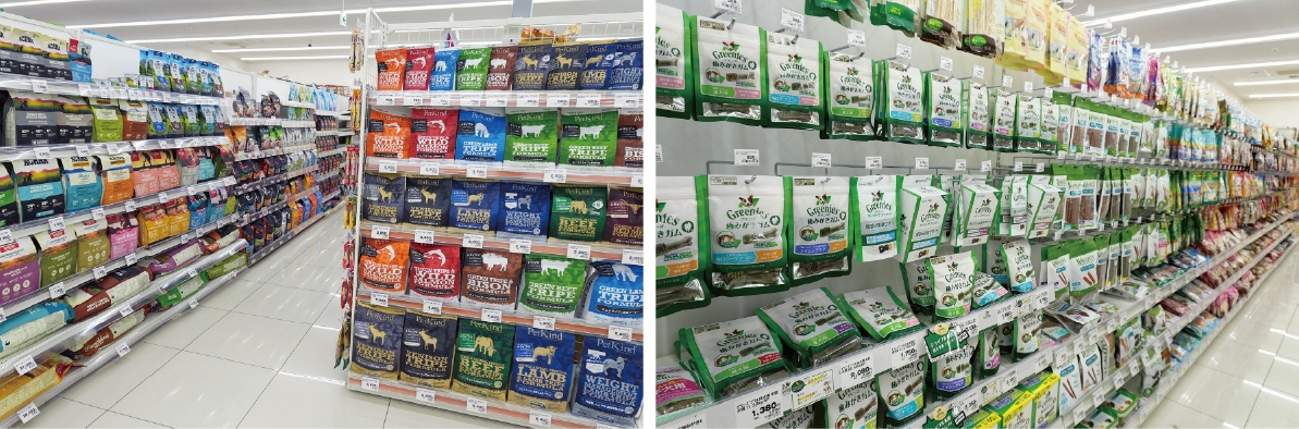 健康を支える豊富な商品ラインアップ