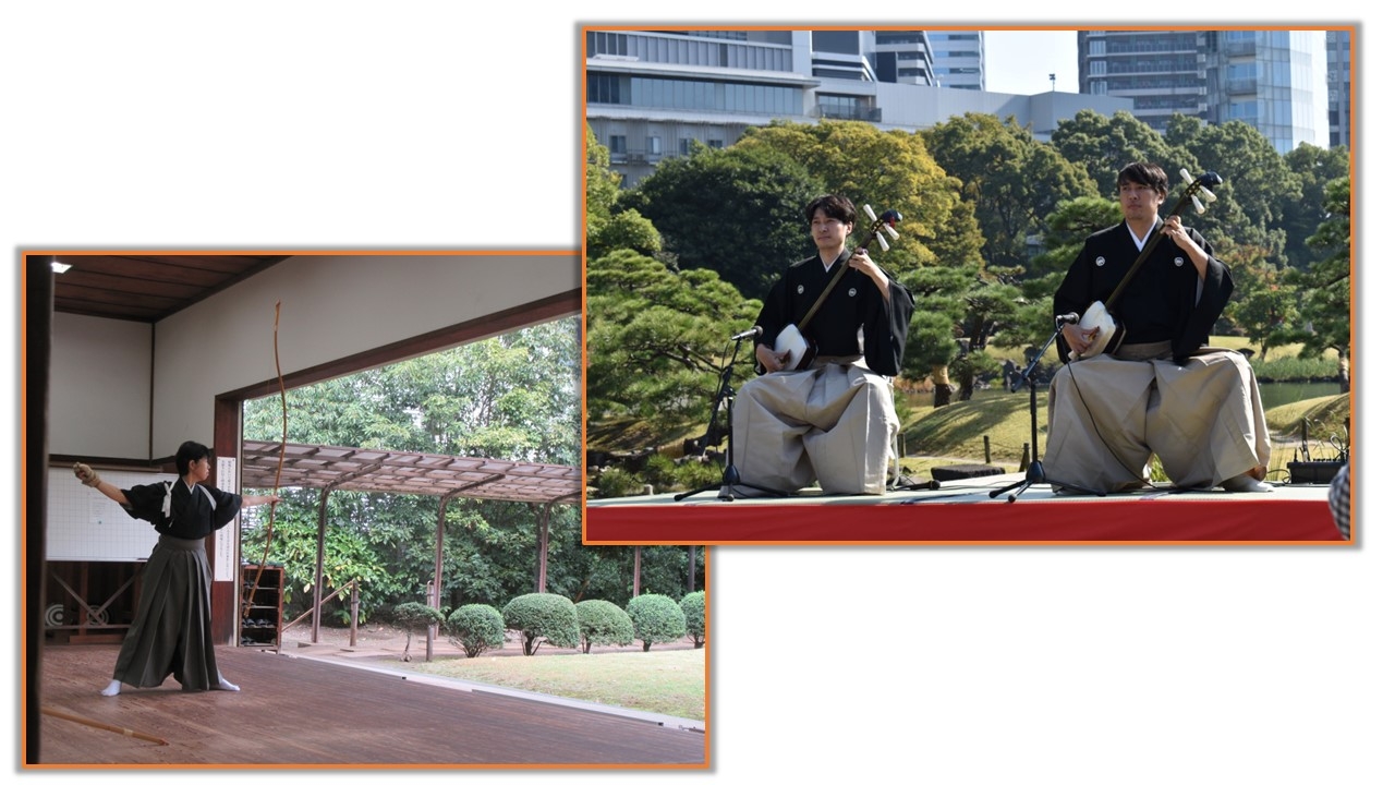 「津軽三味線演奏会」「弓道イベント」過去の様子