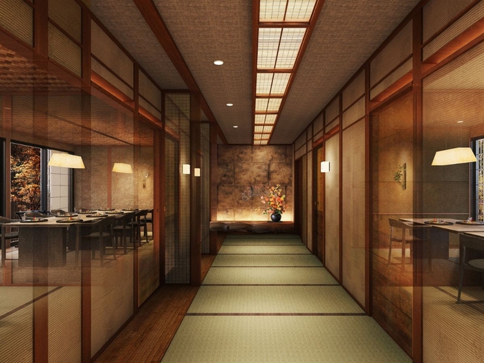 個室食事処「天津水」イメージパース