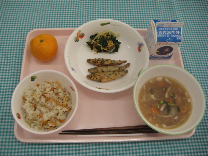 第15回大会準優勝献立 埼玉県新座市立石神小学校