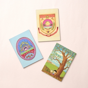 penon木製ポストカード（３種）　各1,210円