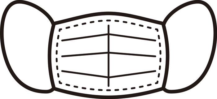 スタッフのマスク着用を義務化