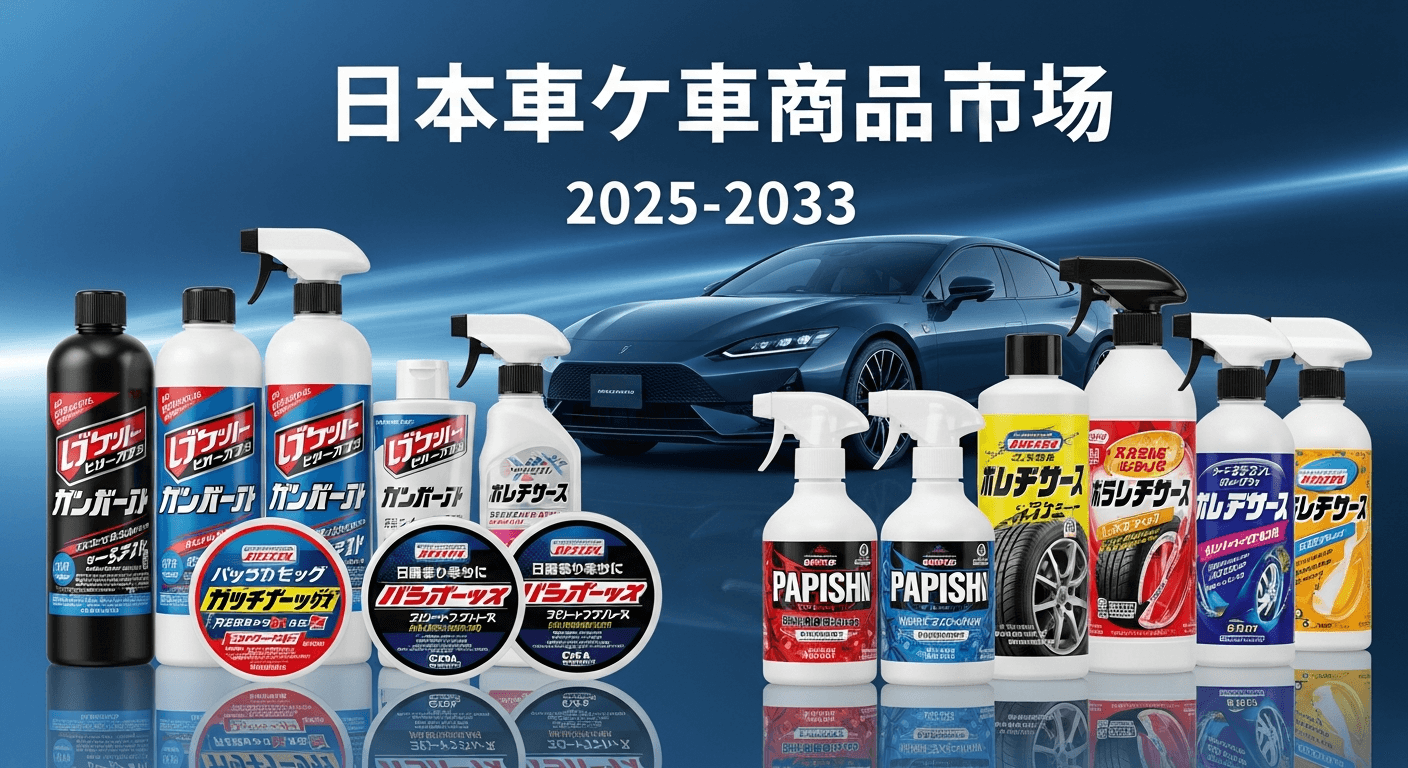 日本のカーケア製品市場は安定した成長が見込まれており、2033年までにUSD 1,060.0 Millionに達すると予測されています。| 年平均成長率(CAGR)は3.6%です。