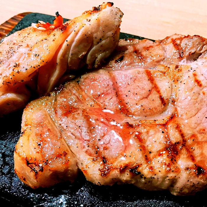 ポーク&チキンステーキ