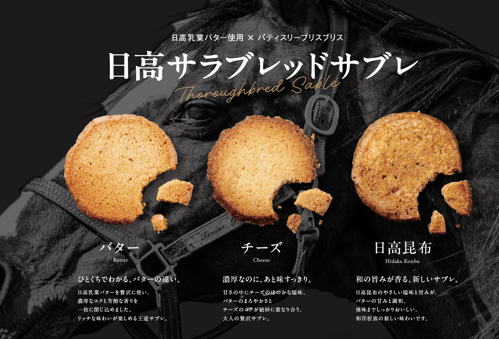 日高町の新たな顔となるお土産品が誕生！複合施設「とみくる」開業に合わせ「日高サラブレッドサブレ」を開発