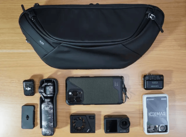 このサイズ感でもたくさんのアイテムが入ります。