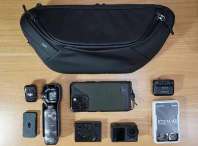 このサイズ感でもたくさんのアイテムが入ります。