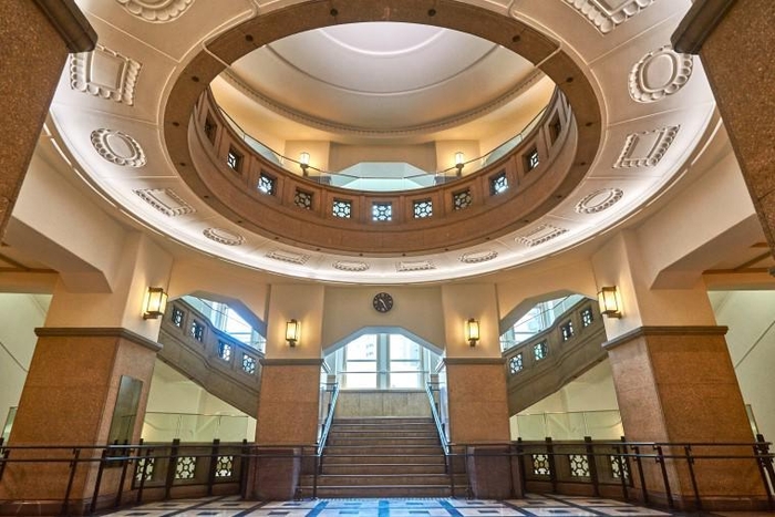 港区立郷土歴史館 中央ホール