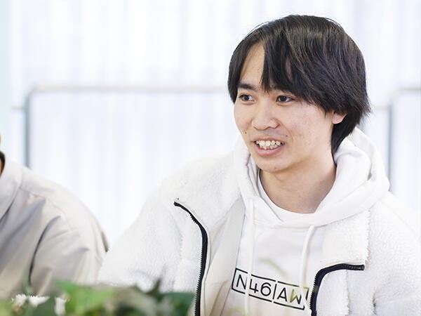 ステージでのパフォーマンスは得意だと話す牛山副部長