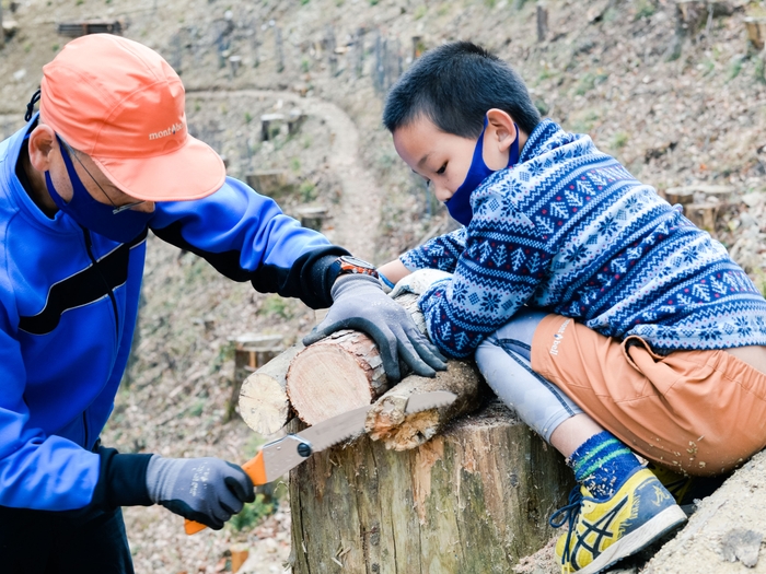 全身を使って自然を体感しましょう!