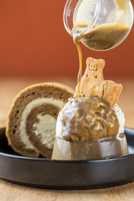 ほうじ茶プリンとロールケーキ 1,000円