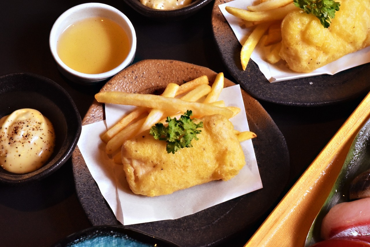 寿司屋が作ったフィッシュ&チップス