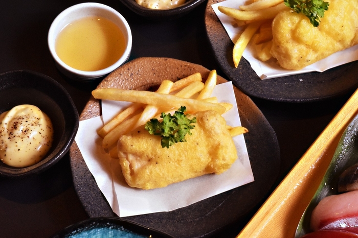 寿司屋が作ったフィッシュ&チップス