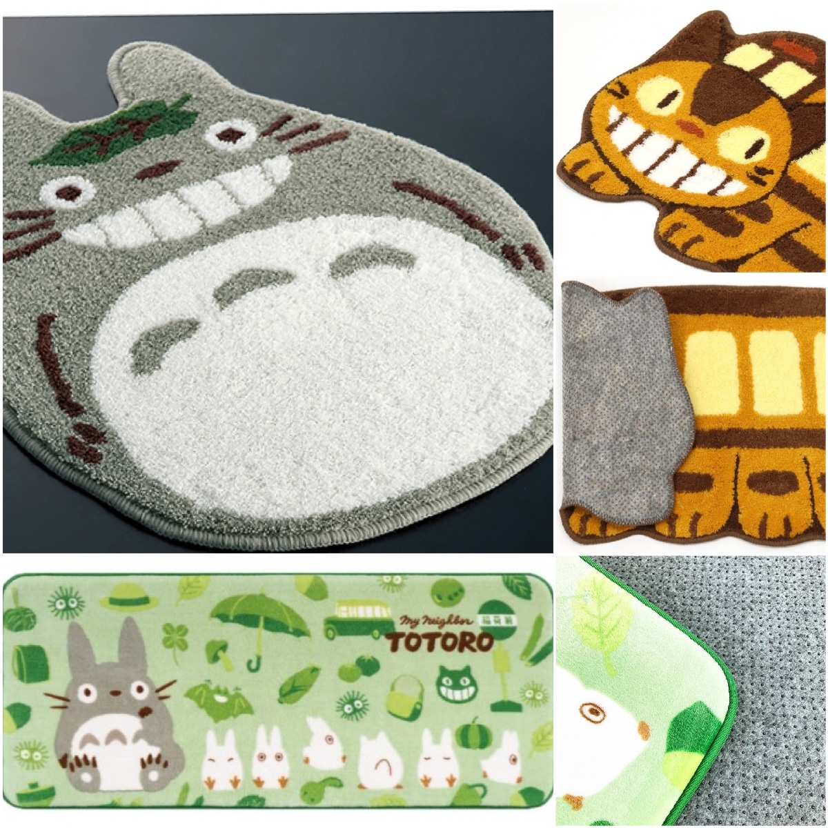 ナチュラルテイストなトトロのマット♪かわいいだけじゃなく防音仕様!