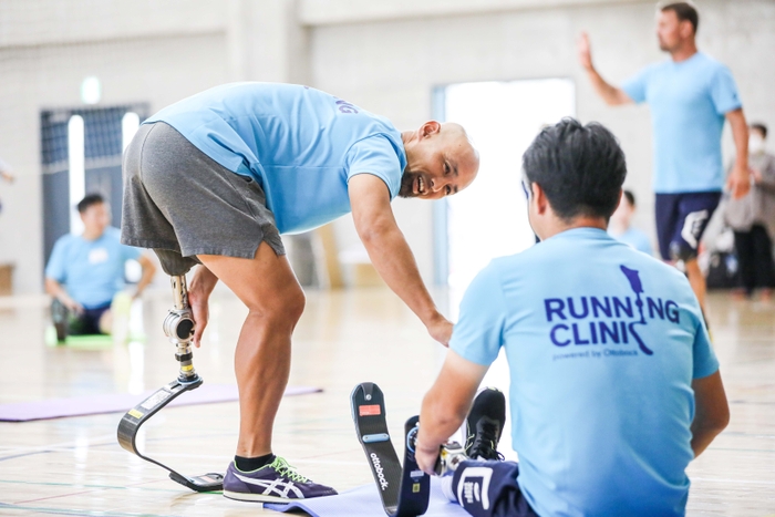 体育館内での様子